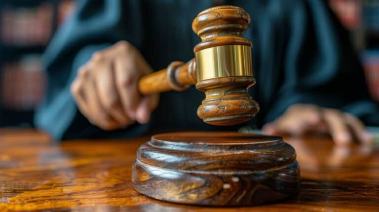  judge’s gavel symbolizing ADA enforcement and legal compliance responsibilities